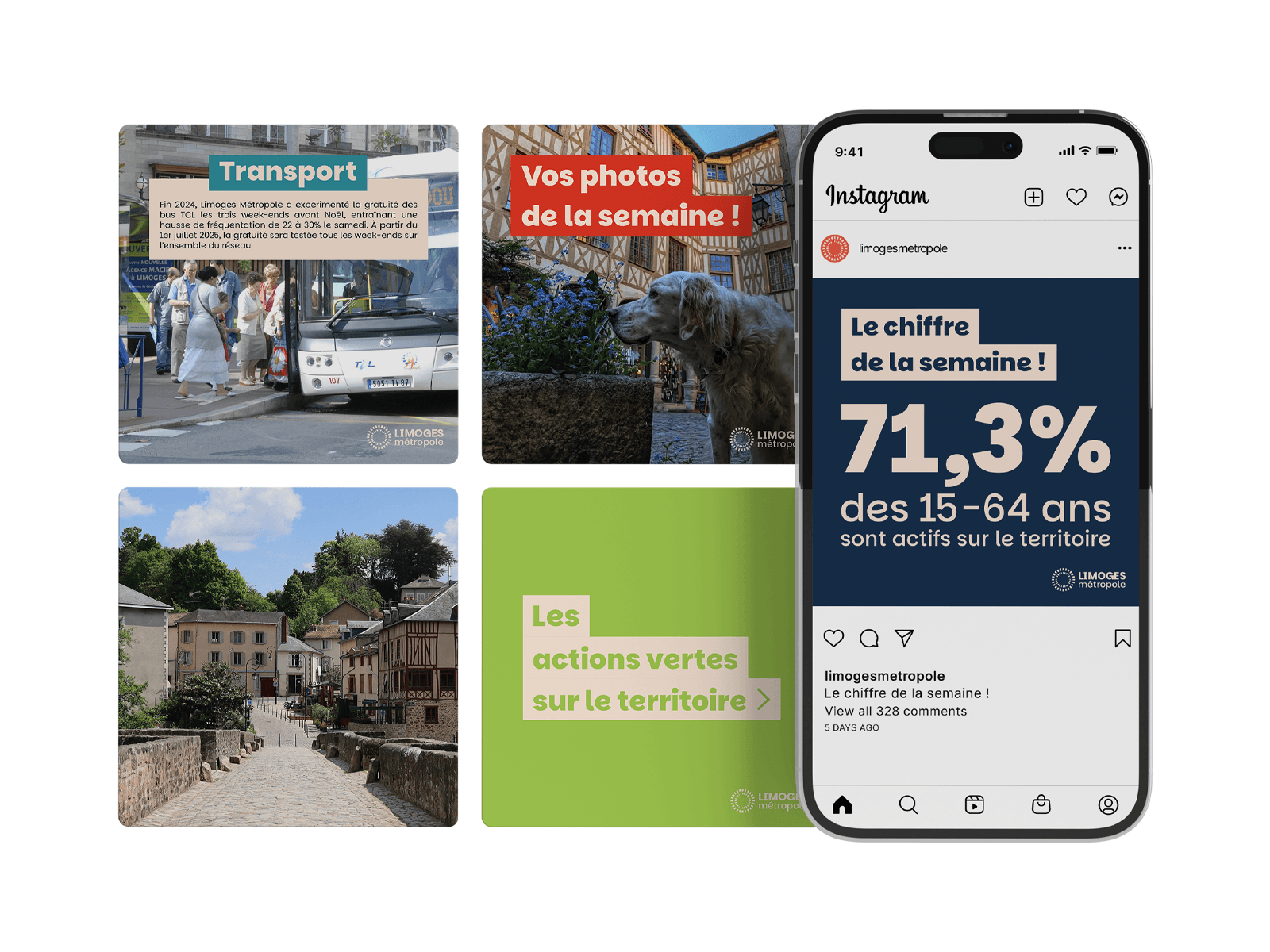 Réseaux sociaux limoges metropole